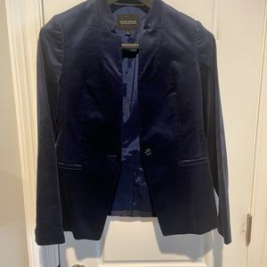 Banana Republic Long & Lean Navy Blazer